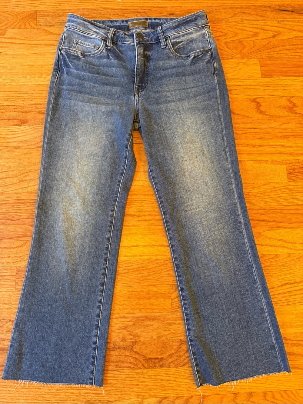 Kut Kelsey High Rise Ankle Flare Size 6